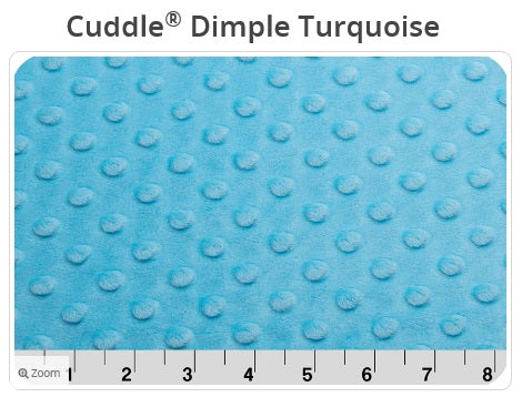 Cuddle Dimple Turquoise - Shannon Fabrics