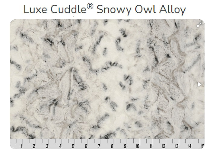 Luxe Cuddle Snowy Owl Alloy