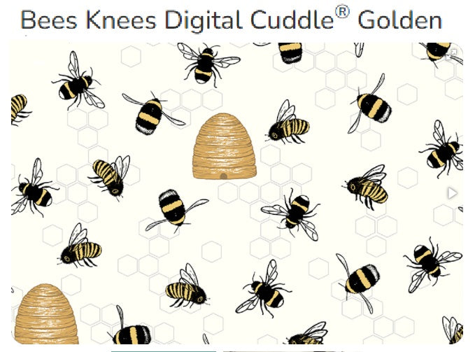 Bee's Knees DIGITAL Cuddle Multi- Shannon Fabrics
