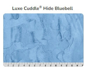 Luxe Cuddle Hide Bluebell- Shannon Fabrics