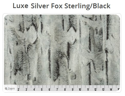 Luxe Silver Fox Sterling Black