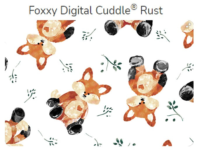 Foxxy DIGITAL Cuddle Rust - Shannon Fabrics