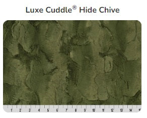 Luxe Cuddle Hide Chive - Shannon Fabrics