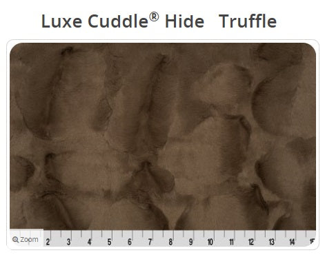 Luxe Cuddle Hide Truffle - Shannon Fabrics