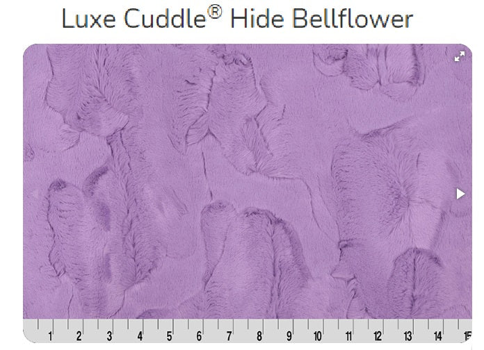 Luxe Cuddle Hide Bellflower  - Shannon Fabrics