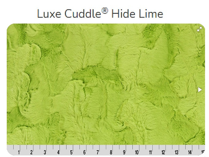 Luxe Cuddle Hide Lime- Shannon Fabrics