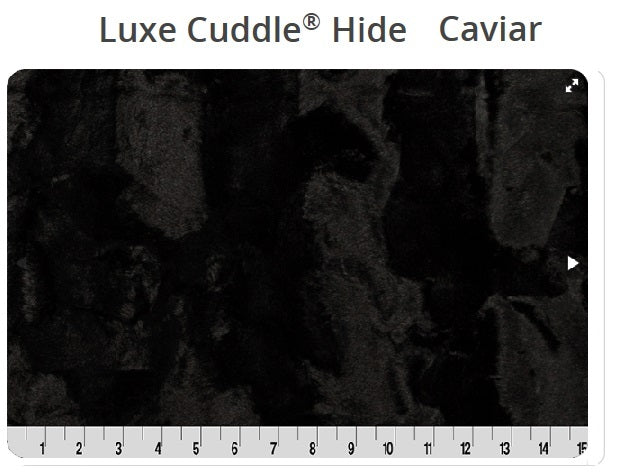 Luxe Cuddle Hide Caviar - Shannon Fabrics
