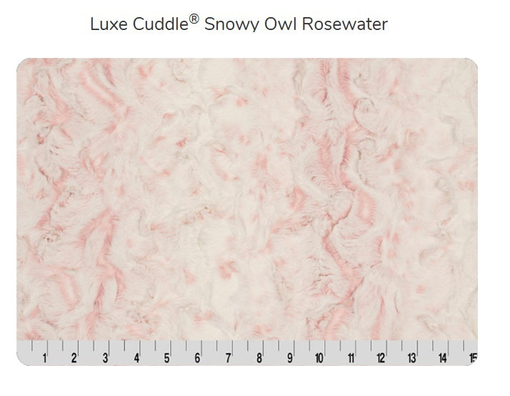 Luxe Cuddle Snowy Owl Rosewater