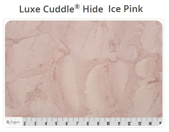 Luxe Cuddle Hide Ice Pink - Shannon Fabrics