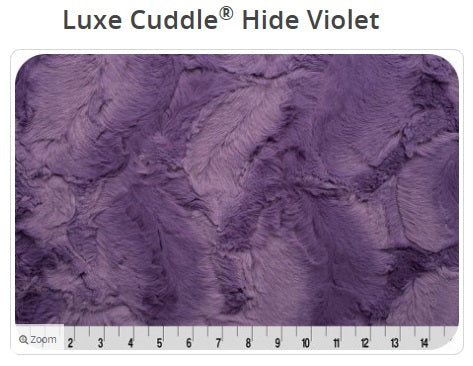 Luxe Cuddle Hide Violet - Shannon Fabrics