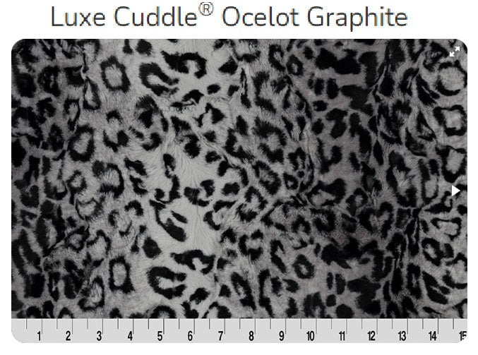 Luxe Cuddle Ocelot Graphite