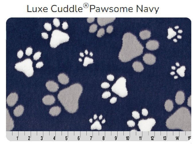 Luxe Cuddle Pawsome Navy