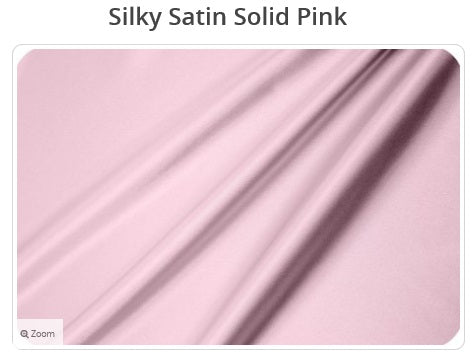 Pink Silky Satin Solid