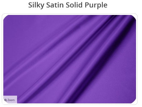 Purple Silky Satin Solid
