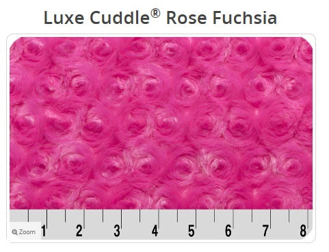 50% OFF  LUXE Cuddle Rose Fuchsia - Shannon Fabrics