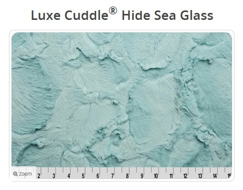 Luxe Cuddle Hide Sea Glass  - Shannon Fabrics