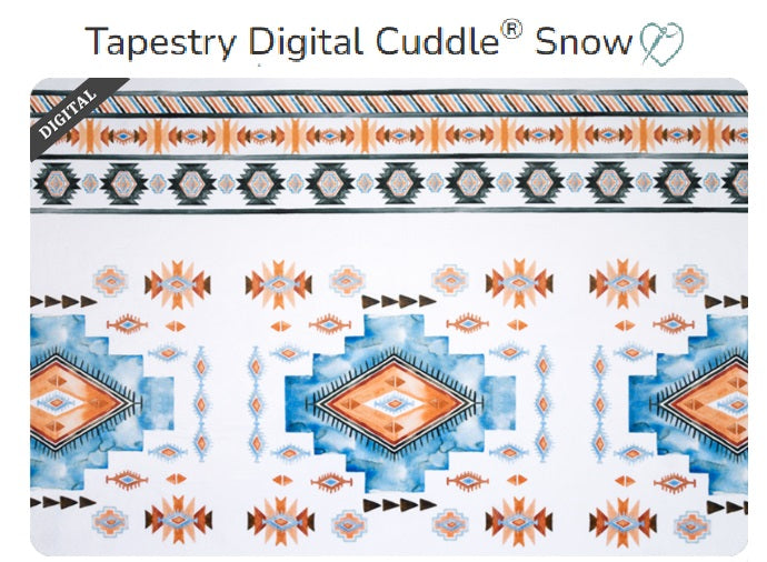 Tapestry DIGITAL Cuddle Snow- Shannon Fabrics