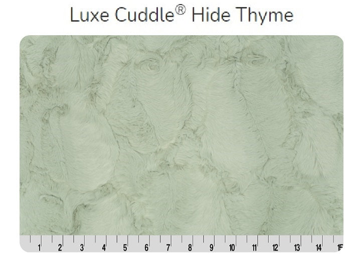 Luxe Cuddle Hide Thyme - Shannon Fabrics
